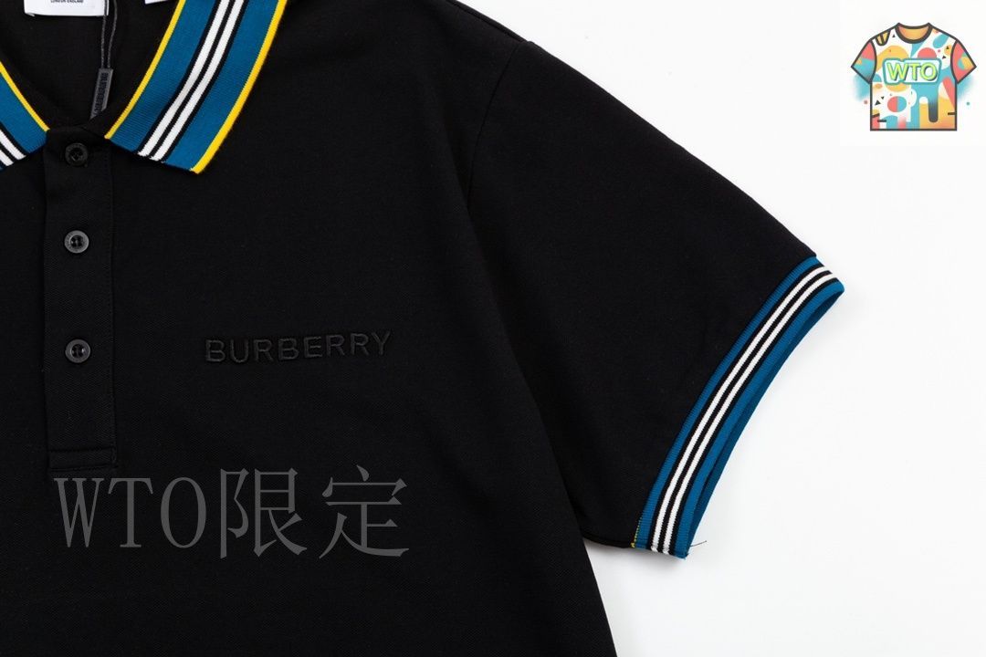 今日WTO】BURBERRY 小ロゴ刺繍 異色?接ポロ-BM38 - メルカリ