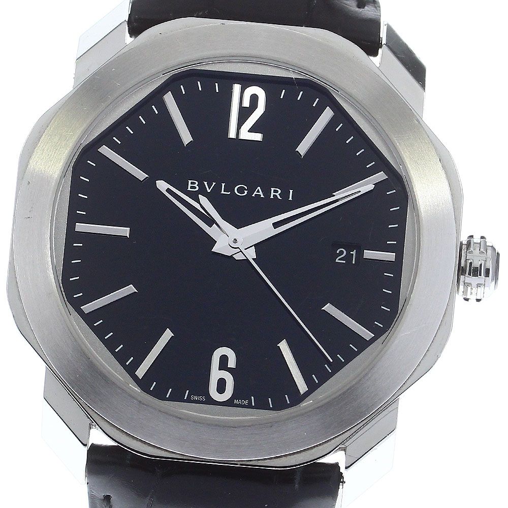 ☆箱・保証書付き【BVLGARI】ブルガリ オクト ローマ デイト 103084