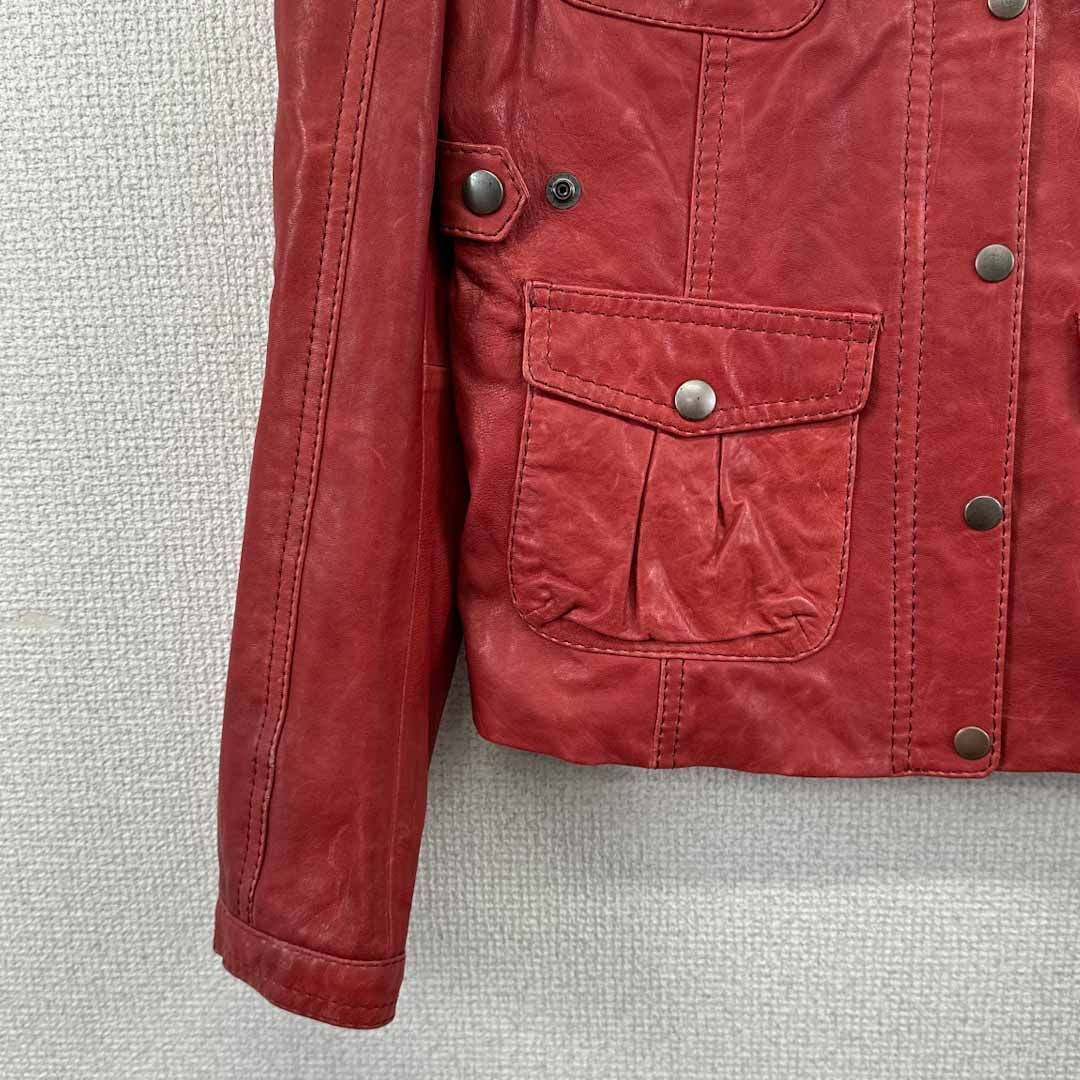 Tomorrowland◇レザージャケット トゥモローランド 羊革 ラムレザー