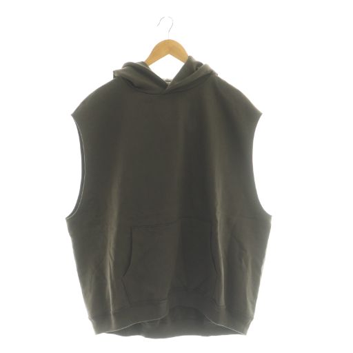 マーカウェア MARKA WARE 23SS NO-SLEEVE HUGE PARKA ノースリーブ パーカ プルオーバー 1 カーキ CX OS