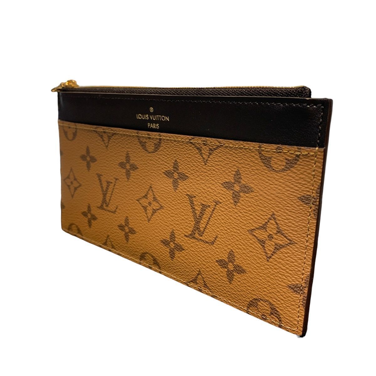 中古】 LOUIS VUITTON ルイ・ヴィトン スリムパース M80390 モノグラム