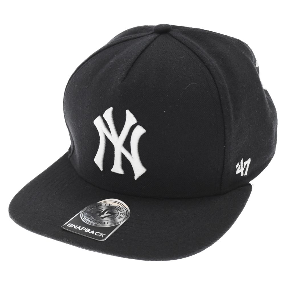 SUPREME (シュプリーム) 15SS New York Yankees 47 Brand Cap ニューヨーク ヤンキース ベースボールキャップ  ブラック/ネイビー