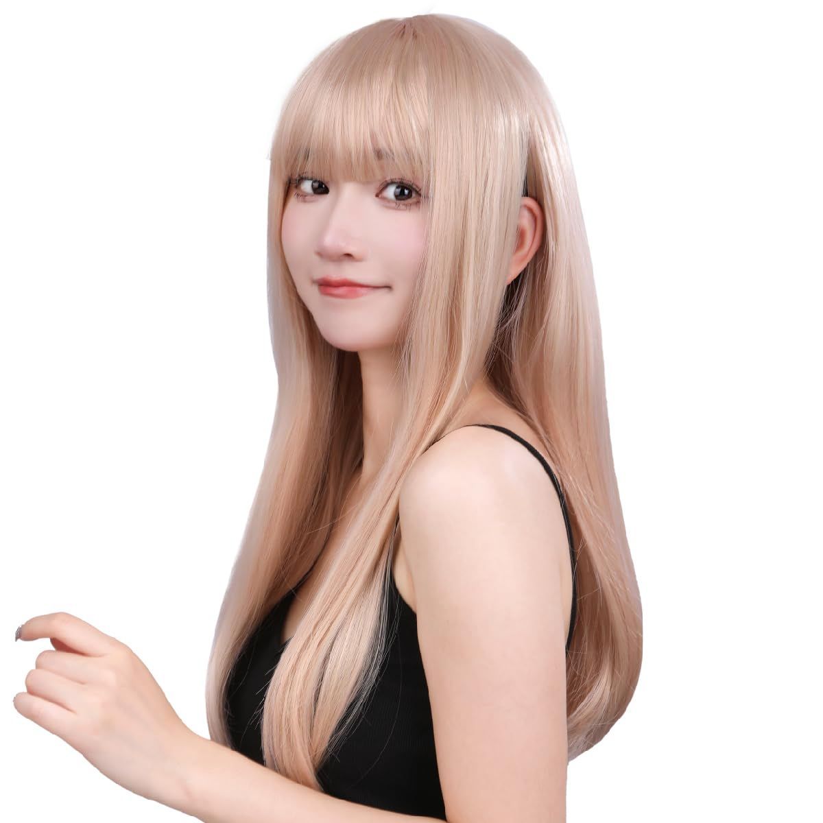 ツインテ　性交 Akixen レディース かつら 女性用 ロング カール ツインテール ブラウン ウィッグ クリームブラウン 原宿風 小顔 耐熱性（wig かつら  日常 演劇 仮装 パーティー レディース 女性 小顔 (ボブ＋ツインテール) お姫 ゆめかわいい 森ガール セット 巻き髪 ロング ...