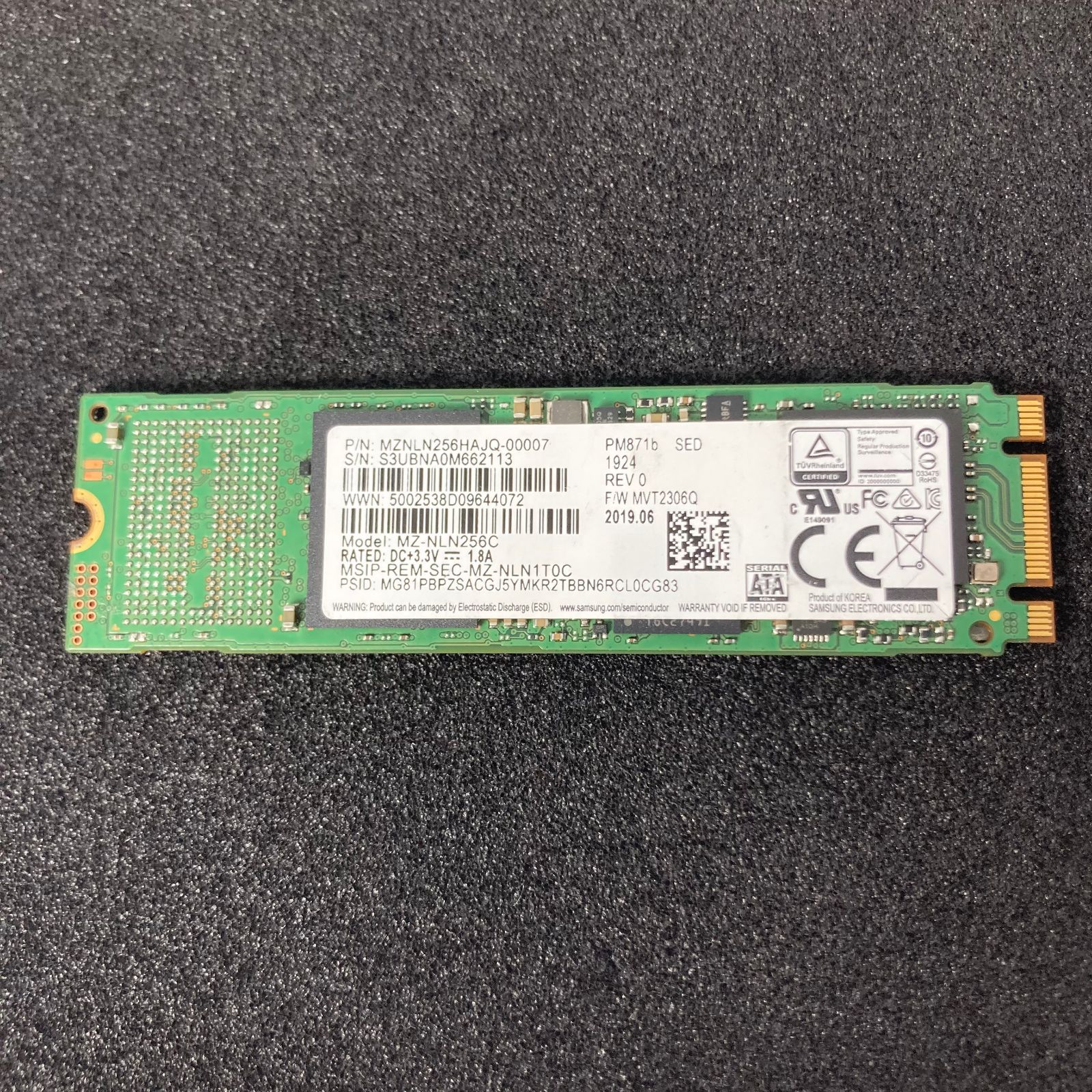 中古Samsung MZNLN256HAJQ 256GB SSD 4点セット 中古Samsung MZNLN256HAJQ 256GB SSD 4点セット Yahoo