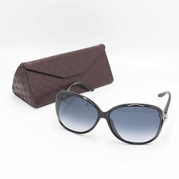 GUCCI グッチ サングラス ブラック ケース付き GG3525 D28JJ