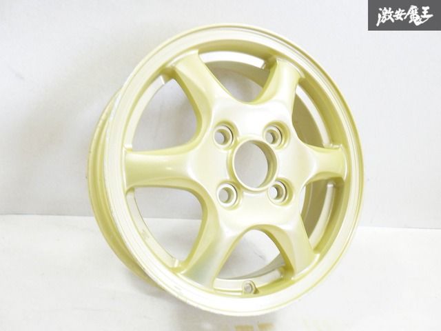 希少！ スバル 純正 R1 R2 プレオ 13インチ 4.00B +45 PCD100 4H