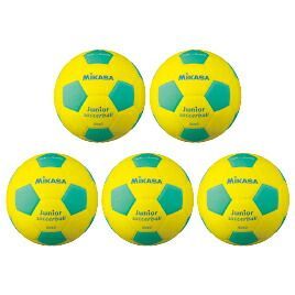 スマイルサッカー軽量４号 ＬＧ ５個 SF4J-YLG*5 ミカサ