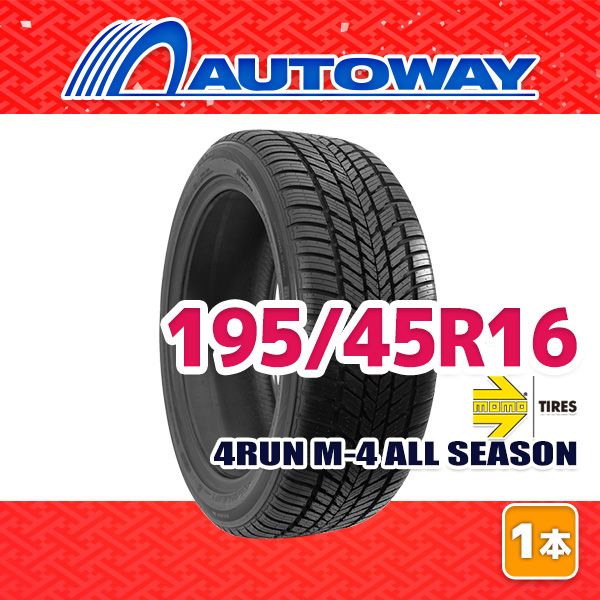 AUTOWAY】 新品 195/45R16 サマータイヤ MOMO Tires 4RUN M-4