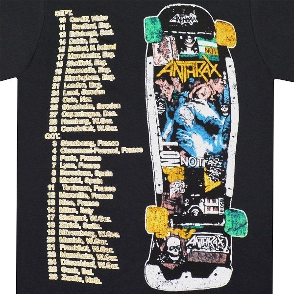 ANTHRAX アンスラックス Spreading Skater Notman Vintage Tシャツ