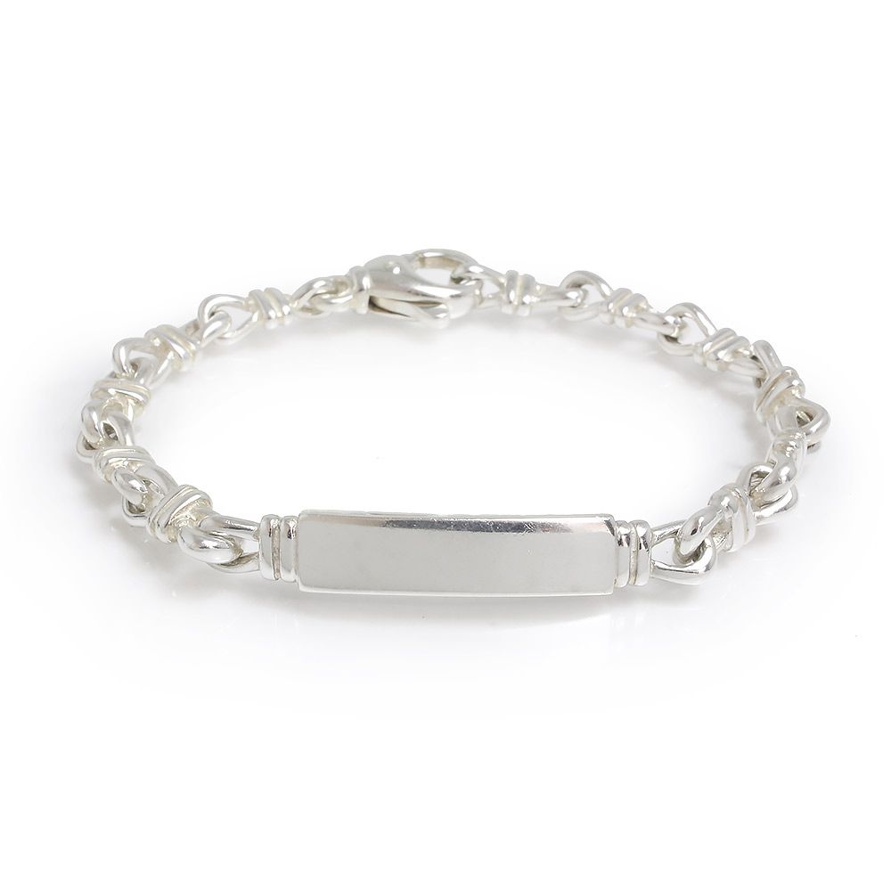 Tiffany&Co. ティファニー IDブレスレット シルバー SV925 ティファニー ブレスレット ID 喜平 チェーン SV925 | 東京銀座