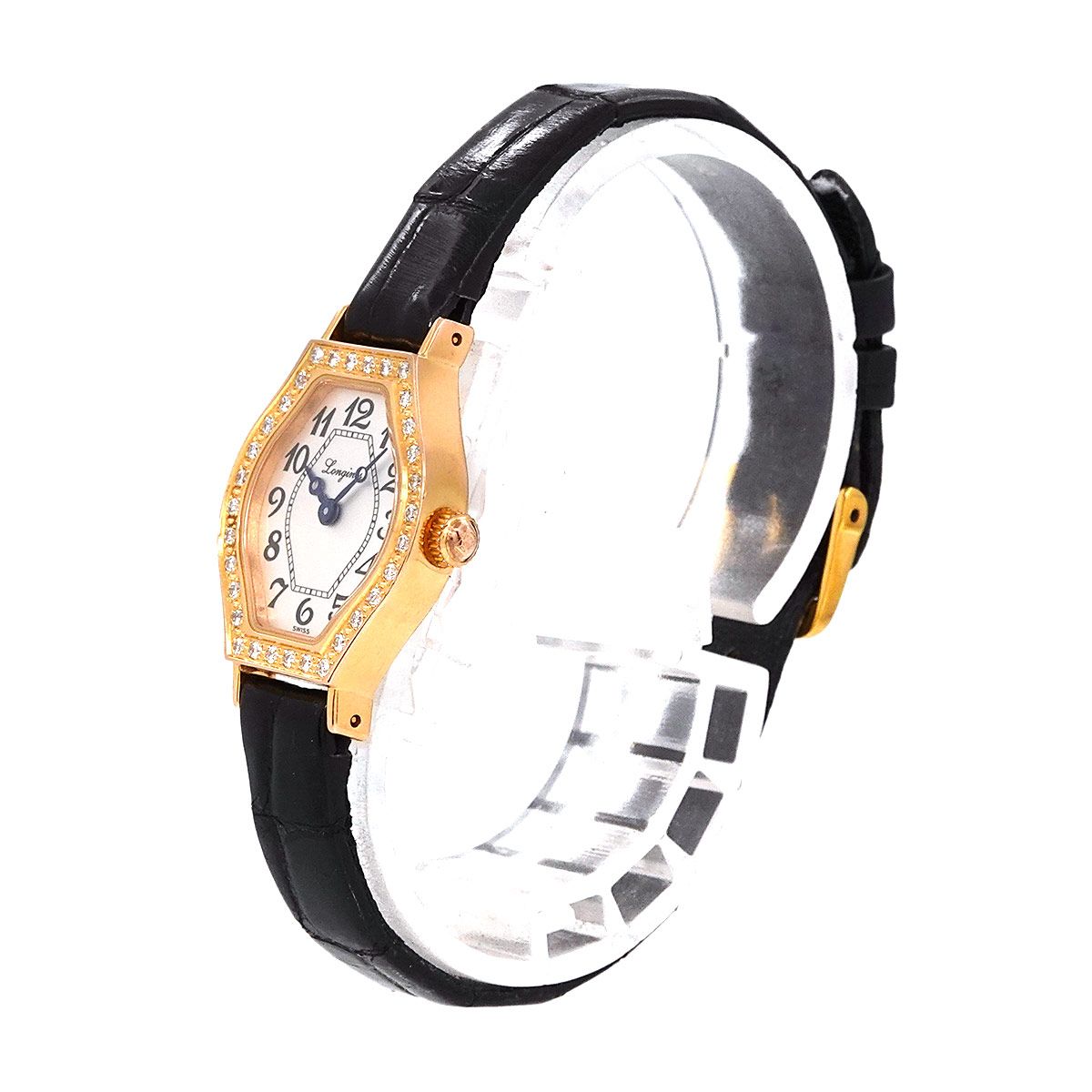 ロンジン LONGINES ラヴィソント L5 184 9 レディース 腕時計 ダイヤ