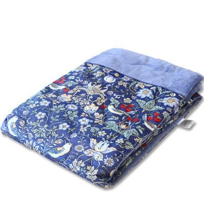 V&A ロマンス小杉 ウイリアムモリス いちご泥棒 肌掛けふとん シングル ロマンス小杉 V&A 羽毛肌掛けふとん 洗える いちご泥棒柄 ダウン