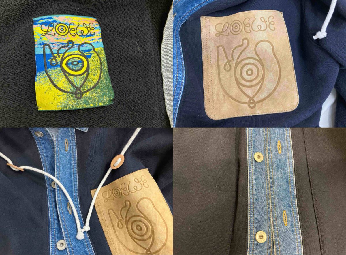 こなれ感漂う*LOEWE*レザーヨークパネル付き デニムジャケット LIMI feu × Lee 20th anniversary collaboration A/W 22 | Yohji