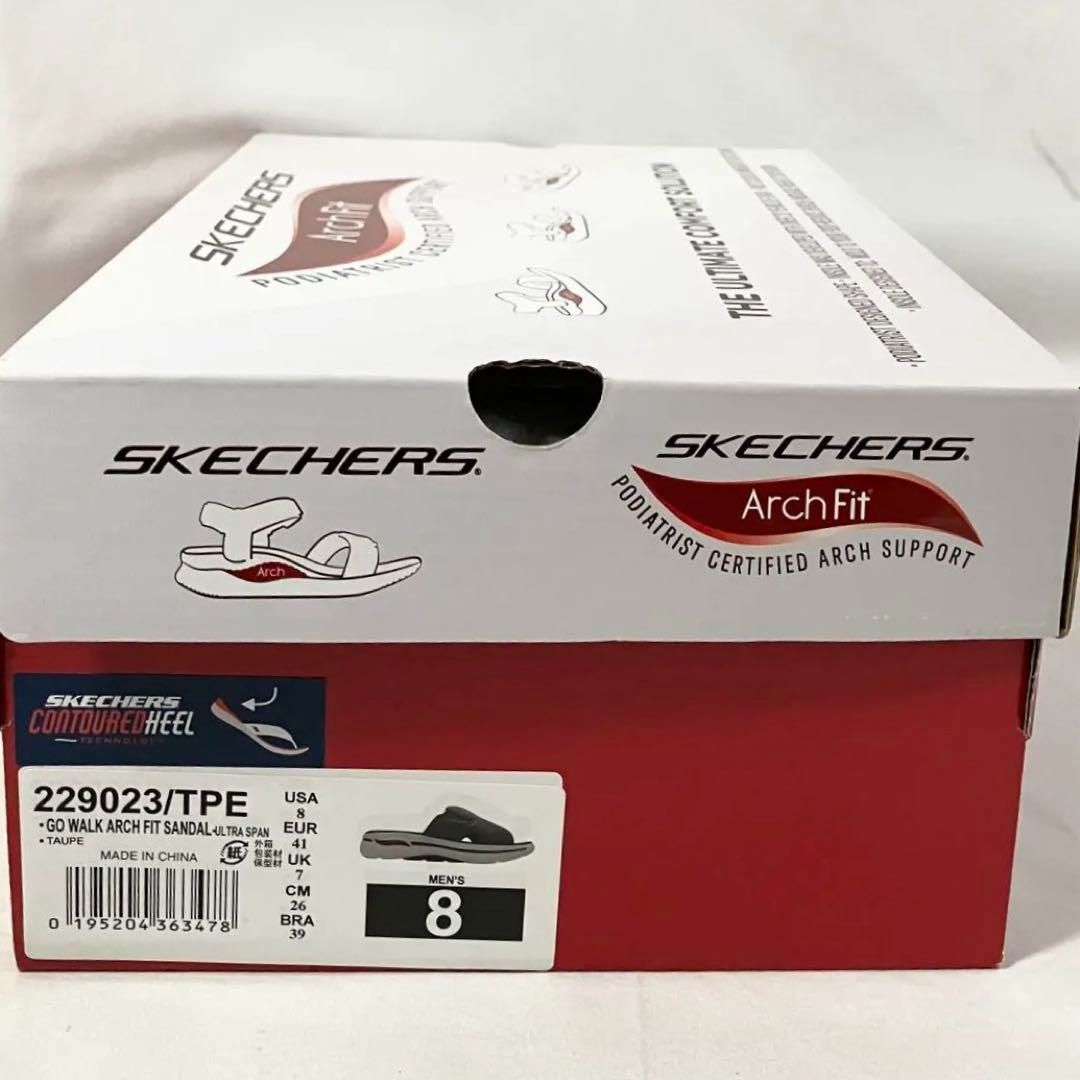 新品】スケッチャーズ サンダル 26.0cm メンズ SANDAL GO WALK ARCH
