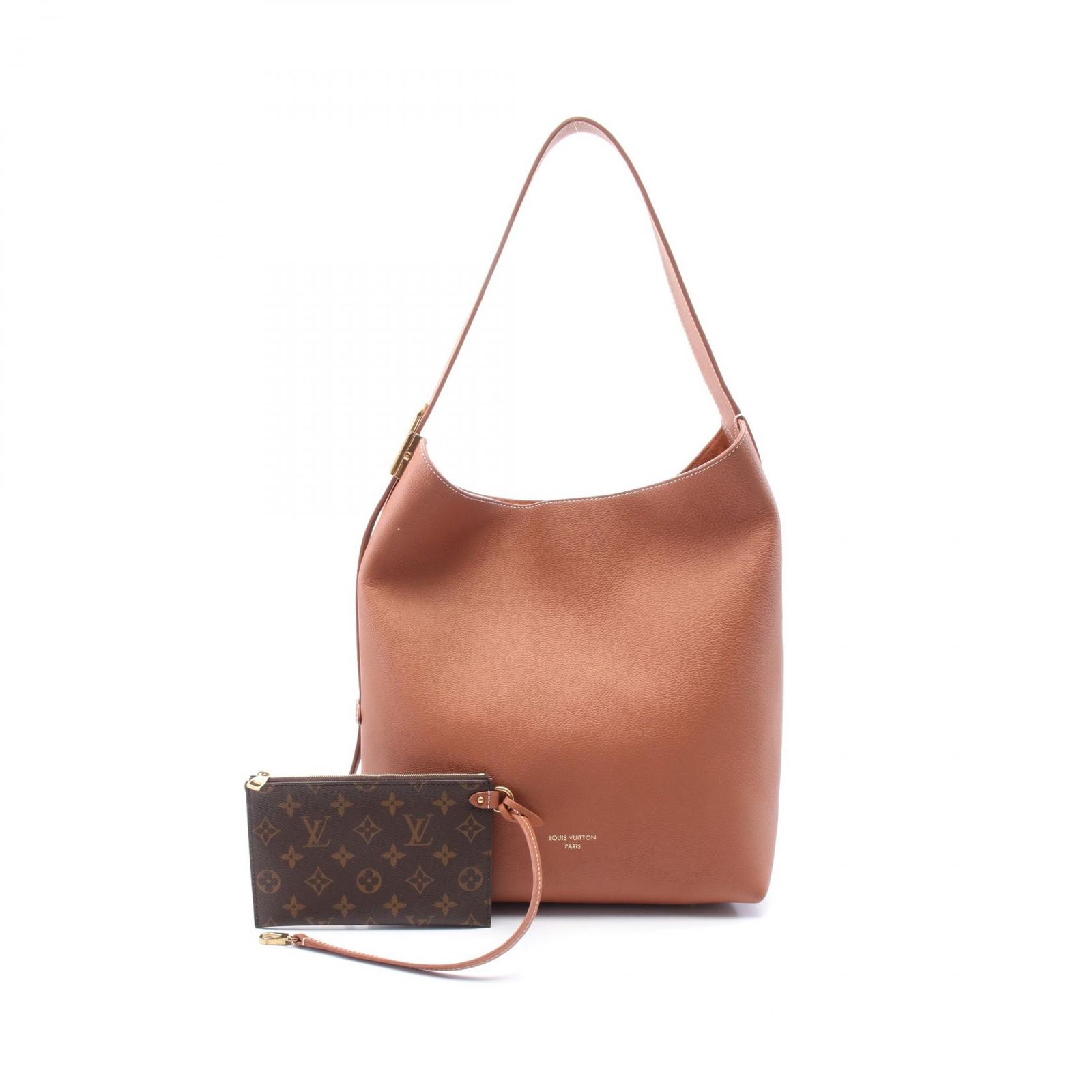 ルイ ヴィトン LOUIS VUITTON ショルダーバッグ ロウキー ホーボー MM M24974 コニャック レザー ロウキー ホーボーMM レディース Used A