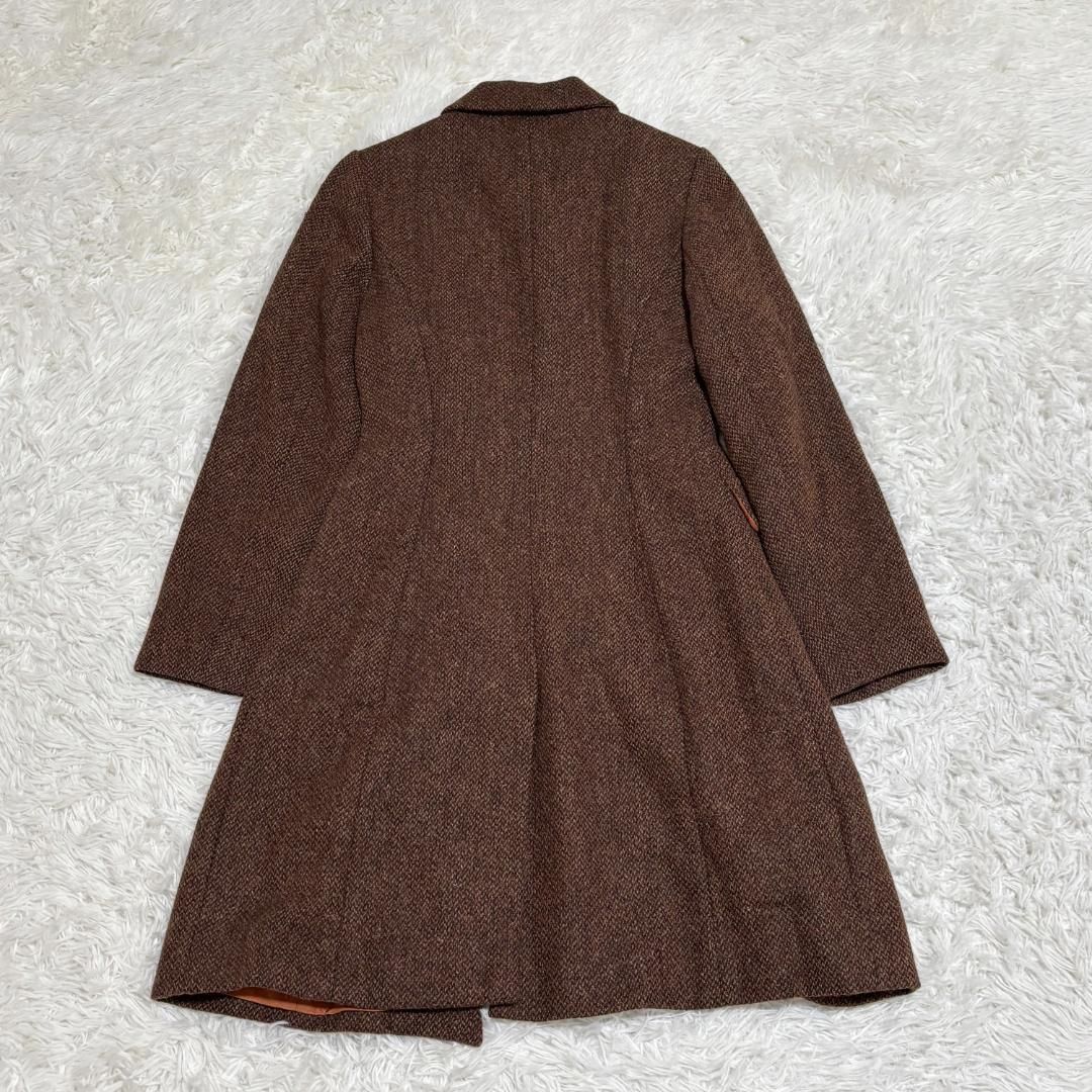 美品♡TOCCA トッカ ダウンコート ロングダウン Aライン ブラウン 4