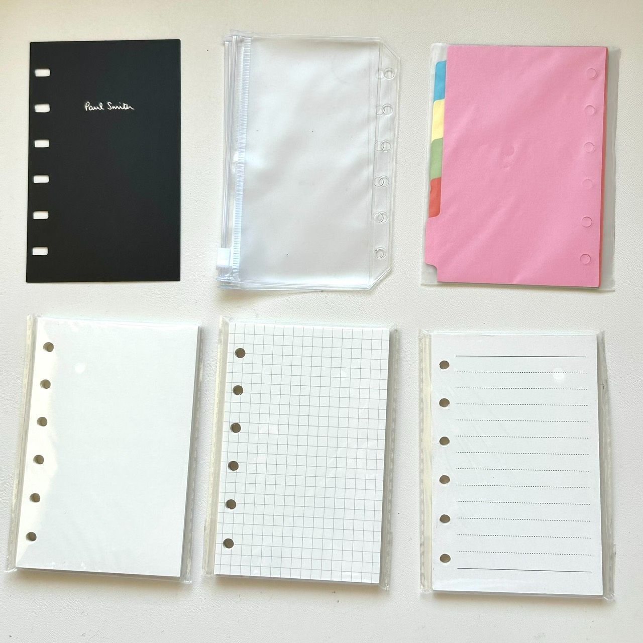 ポールスミス Paul Smith システム手帳 ジップストローグレイン1 ブラック SKLAD-KIRPICHA_RU