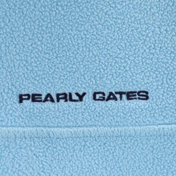 パーリーゲイツ ハーフジップ フリース ロゴ刺繍 ジャケット 1 水色 PEARLY GATES POLARTEC レディース   【221101】