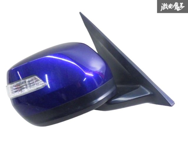 【ストア出品】ホンダ純正 RP5 ステップワゴンスパーダ ミラー サイドミラー ドアミラー 右 右側 ウィンカー パールブルー系 9ピン 棚2O13