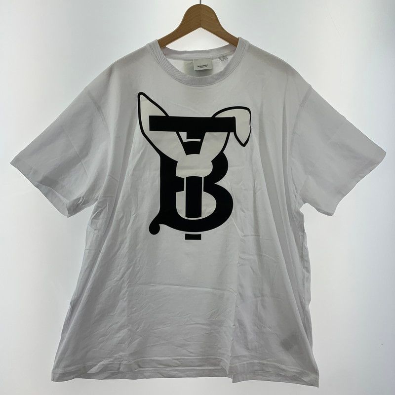 BURBERRY バーバリー BURBERRY 8063523 RABBIT SHORT SLEEVE T-SHIRT ラビット プリント TBロゴ 半袖Tシャツ ブランド古着 141-250407-nm-06-fuz