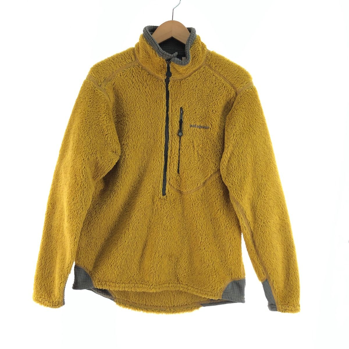 〇〇Patagonia パタゴニア メンズ R2フリースプルオーバー サイズS 2640FA マスタード×グレー