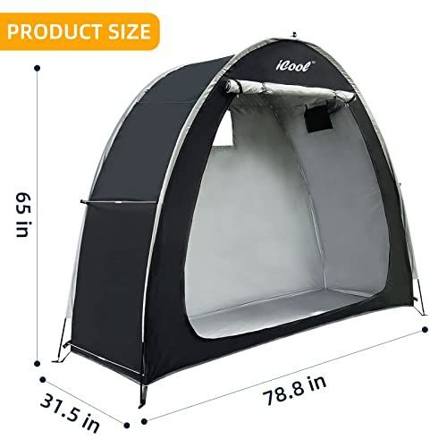 アウトドアバイクカバー 収納小屋テント