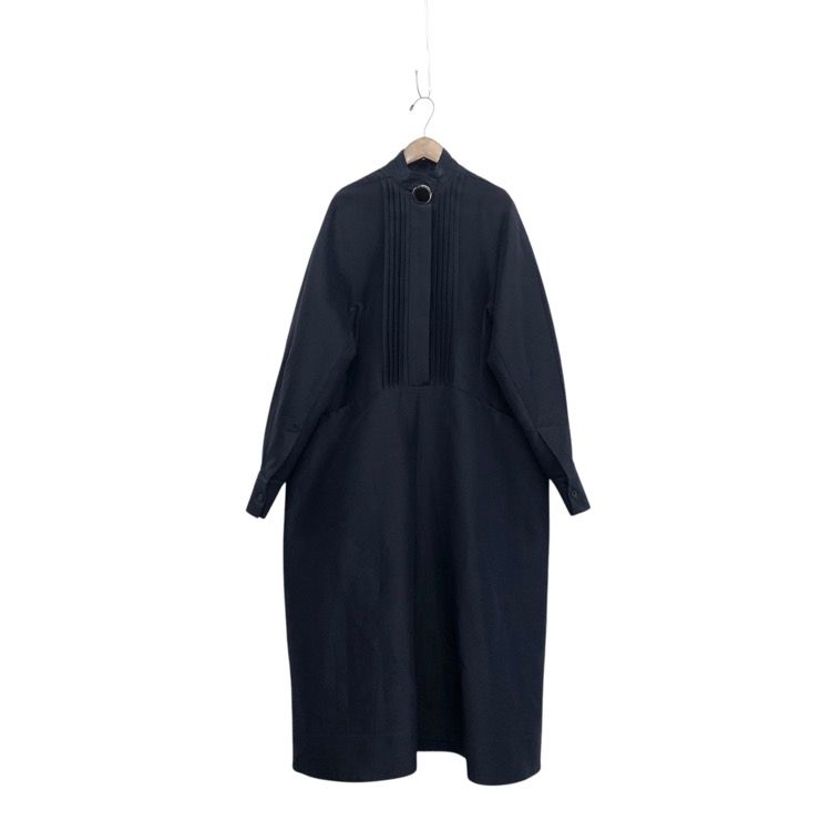 ハルノブムラタ JULIAN コットンシルクコクーンドレス ワンピース ネイビー 38 -FUJ 05