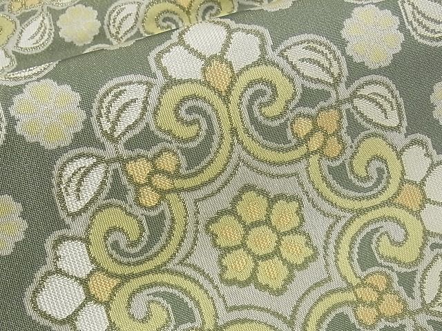 平和屋本店□最高級 人間国宝 北村武資 経錦 六通柄袋帯 正倉院花紋 共  