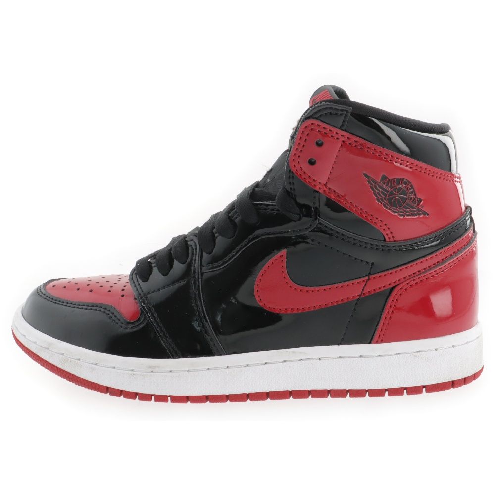 NIKE (ナイキ) Air Jordan 1 High OG Patent Bred 555088-063