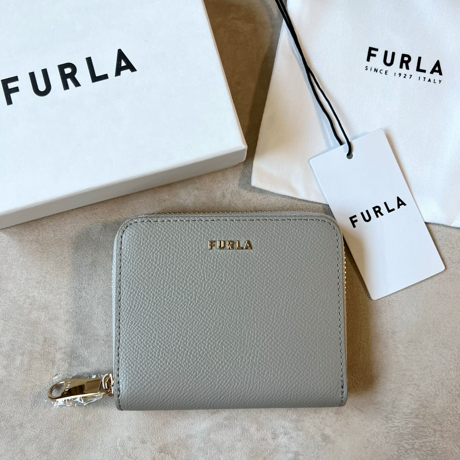 FURLA 財布 箱付き 新品未使用箱付き】フルラ ジップ ミニ財布 - メルカリ