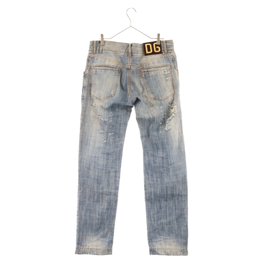 DOLCE&GABBANAライトブルーデニム ストレートレッグ ライトブルー D&G