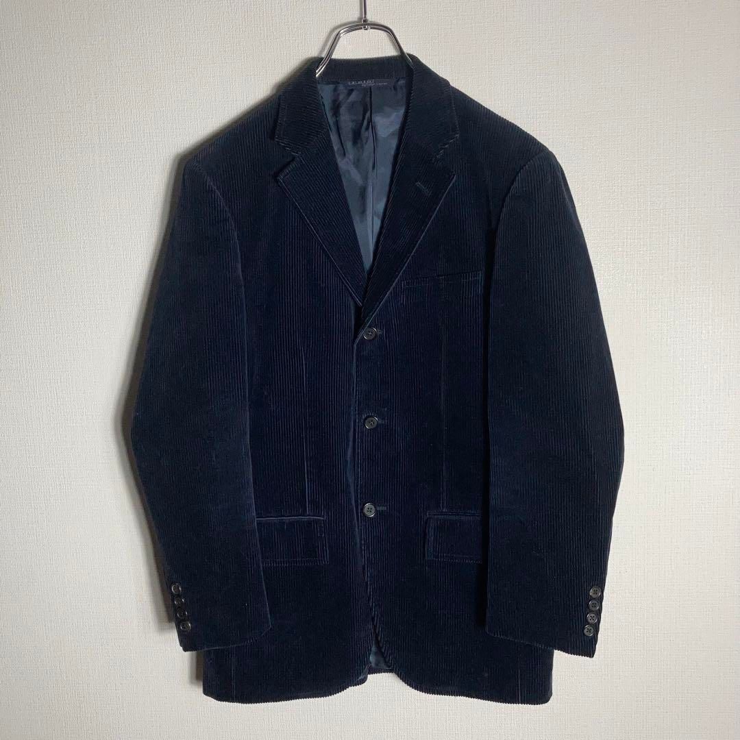 美品】RALPH LAUREN テーラードジャケット 太畝コーデュロイ 紺 - メルカリ