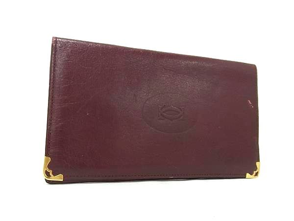 Cartier カルティエ マストライン レザー 二つ折り 長財布 ウォレット