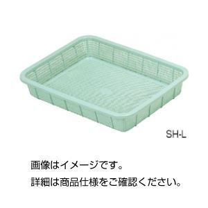 （まとめ）浅型バスケット SH-M395×295×70m