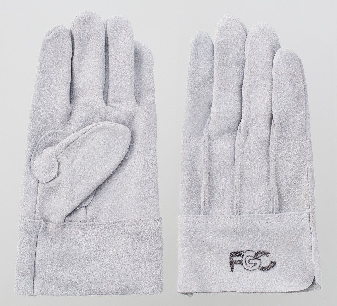 FGC 60FGC 牛床皮背縫 皮手袋 Lサイズ 10双組
