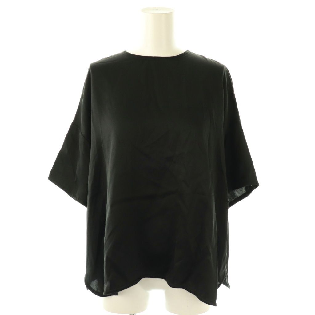 マンズテーラー R-D.M.Co シルクプルオーバーブラウス×パンツ セットアップ ブラック ES OS SH