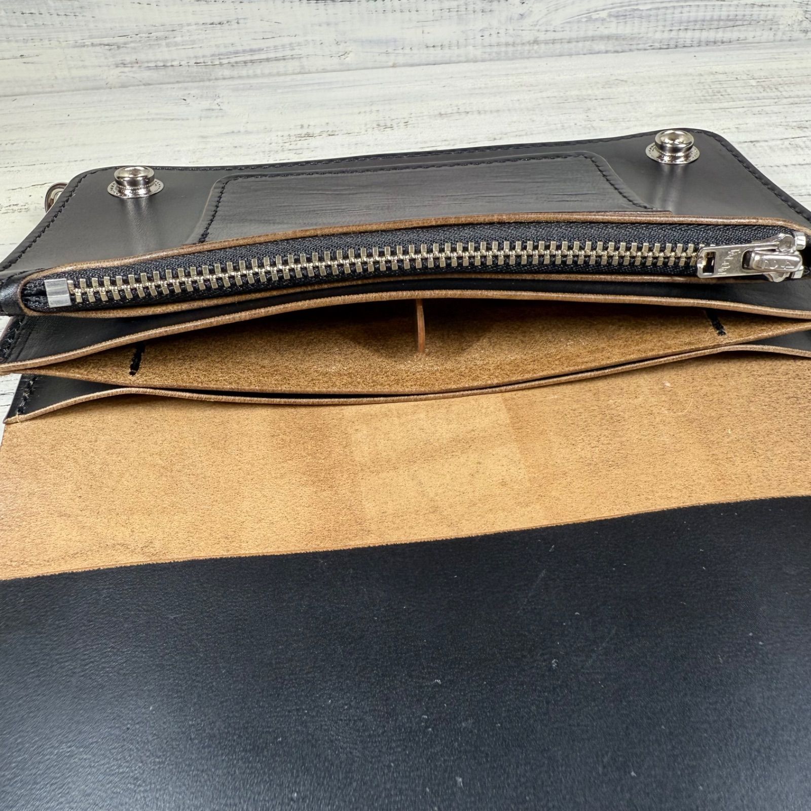 【トラッカーウォレット ロング】 3層 ホースバット シルバー　TALON トラッカーウォレット ロング 3層】 ホースバット シルバー