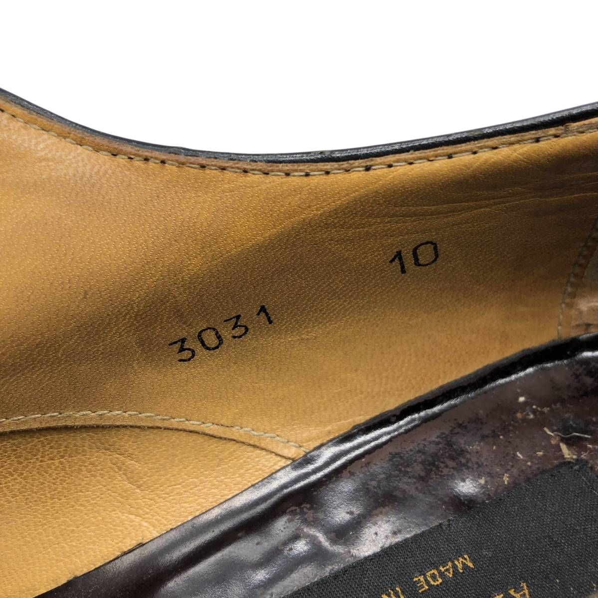 スクエアトゥ Uチップシューズ