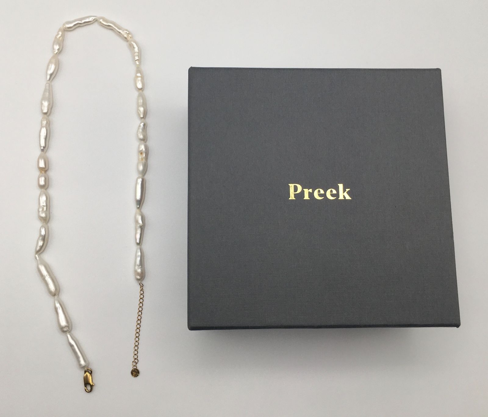 Preek プリーク パール ネックレス ホワイト ゴールド 925 Preek for UNITED ARROWS ＆ SONS