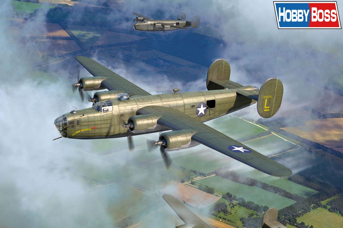 B-24D リベレーター パチ組みの月曜日】60年前の舶来キット、B-24