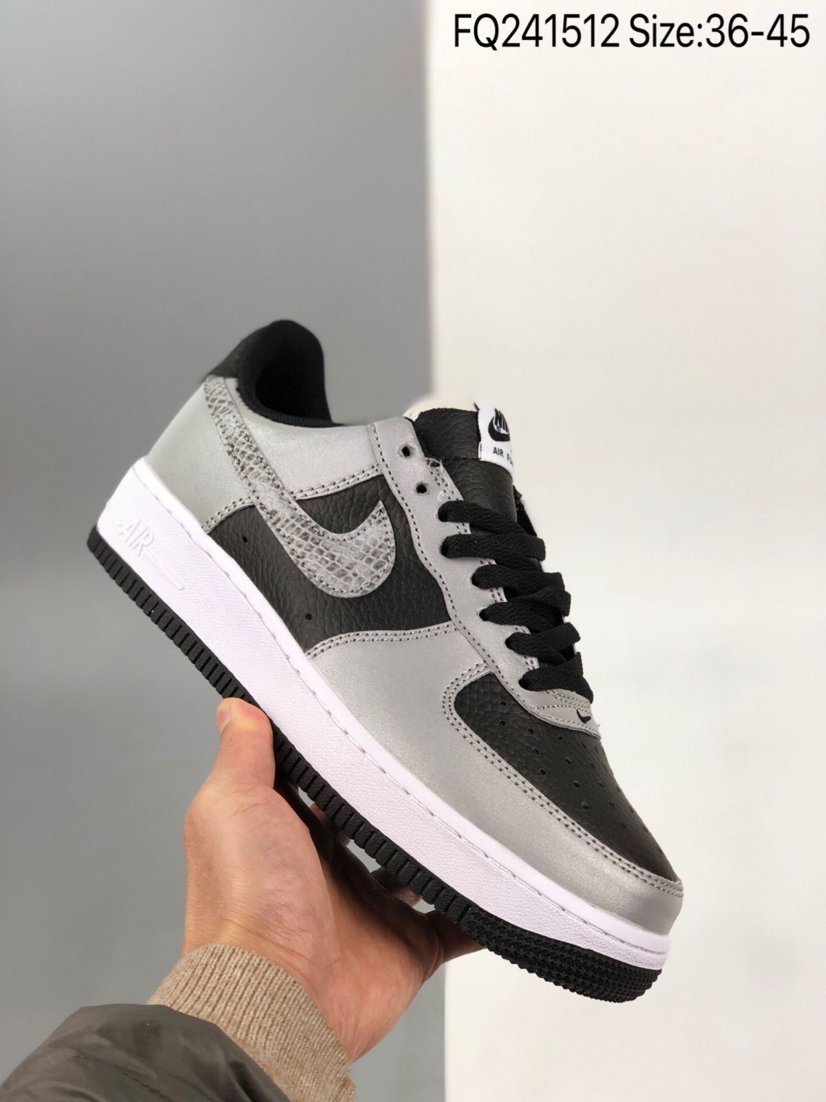 nike airforce1 b 黒蛇