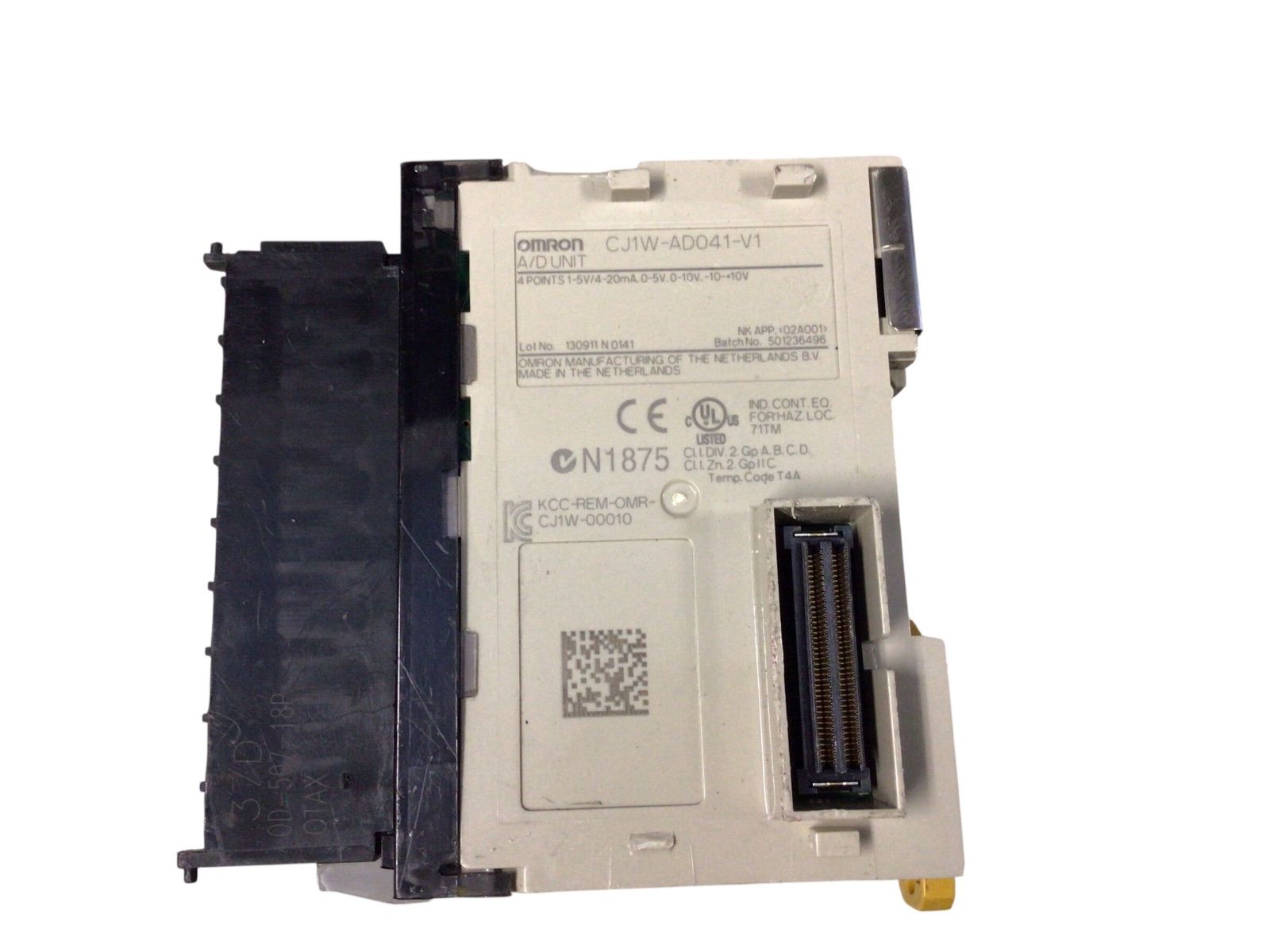 [ジャンク] OMRON CJ1W-AD041-V1管理番号om3