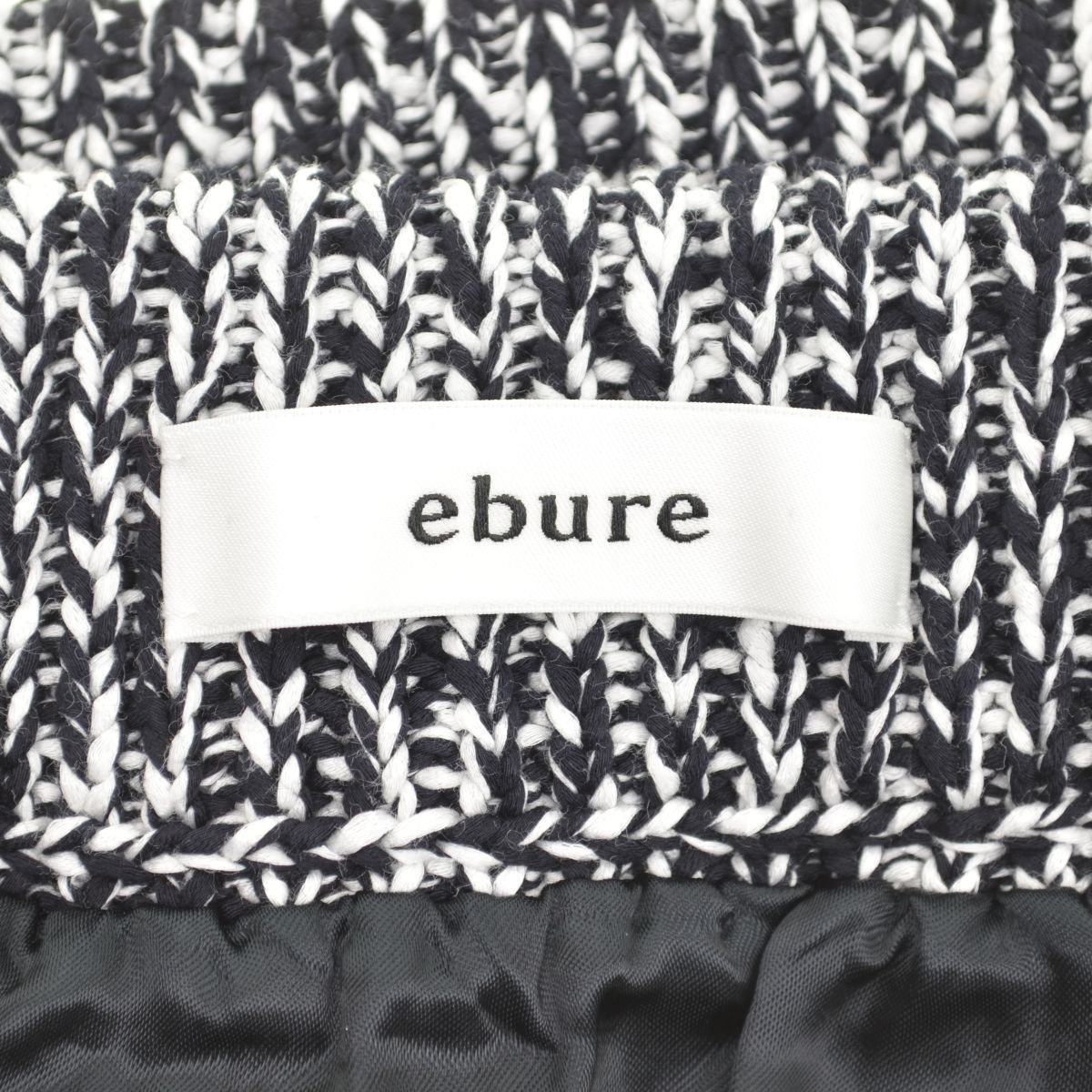 エブール ebure カラーツイストニット - トップス