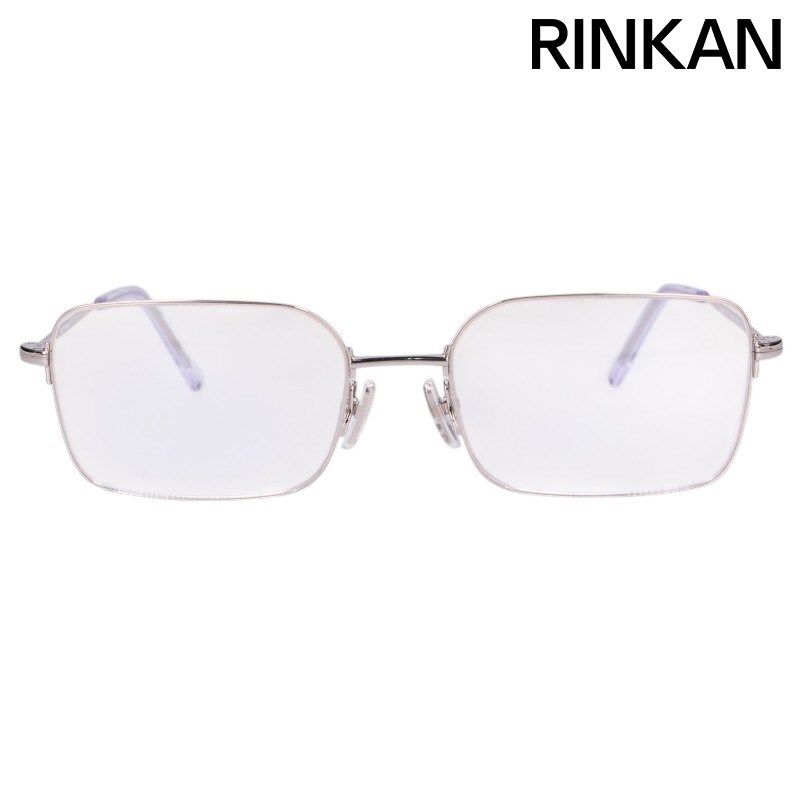 バレンシアガ BB0316S Invisible Rectangle スクエアフレーム眼鏡 メンズ 56□18-150