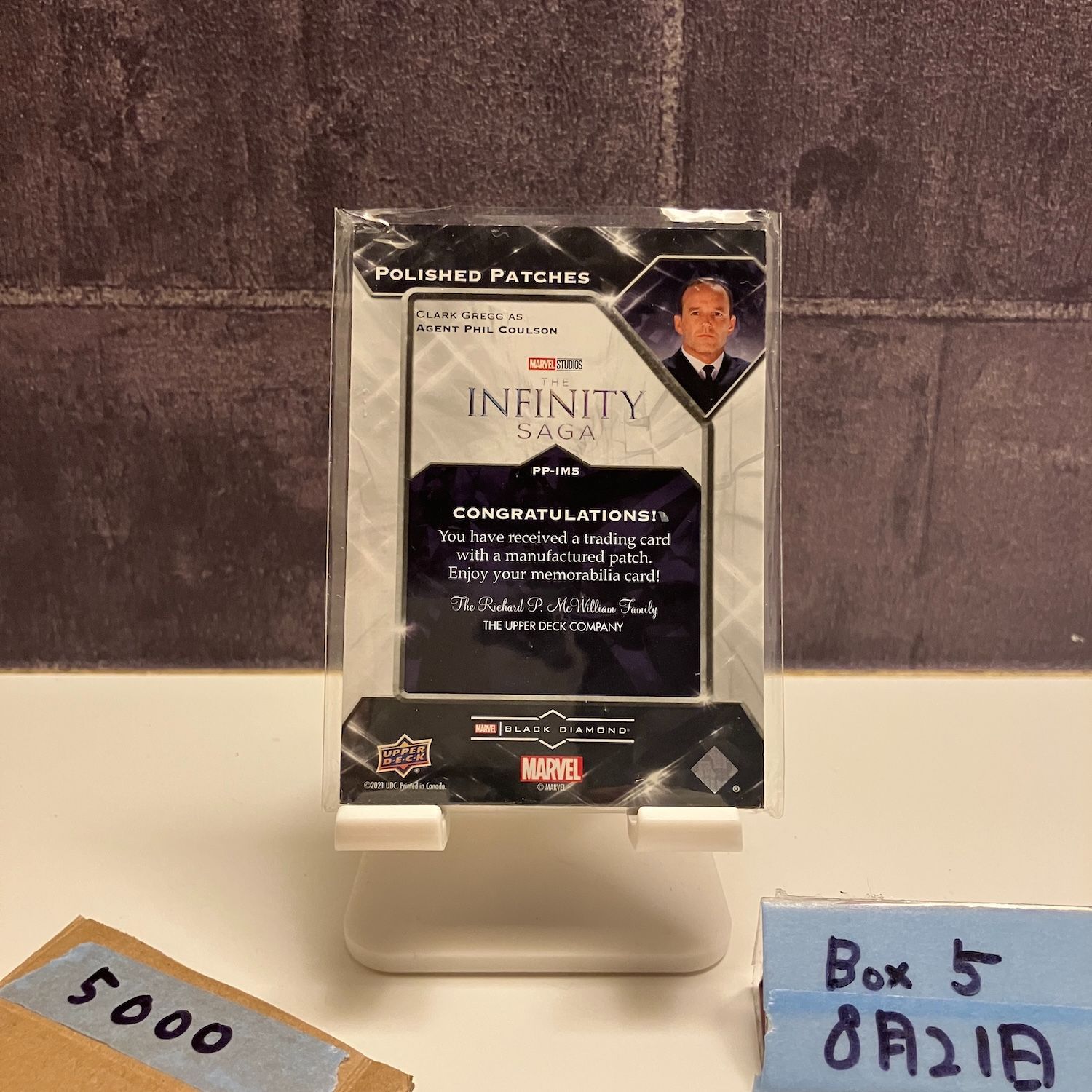 アイアンマン」 クラーク・グレッグ直筆サインポートレート