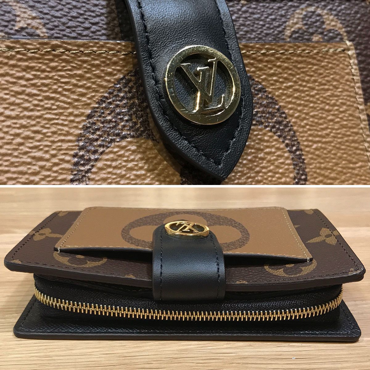 超美品 ルイヴィトン 現行 リバース ポルトフォイユジュリエット