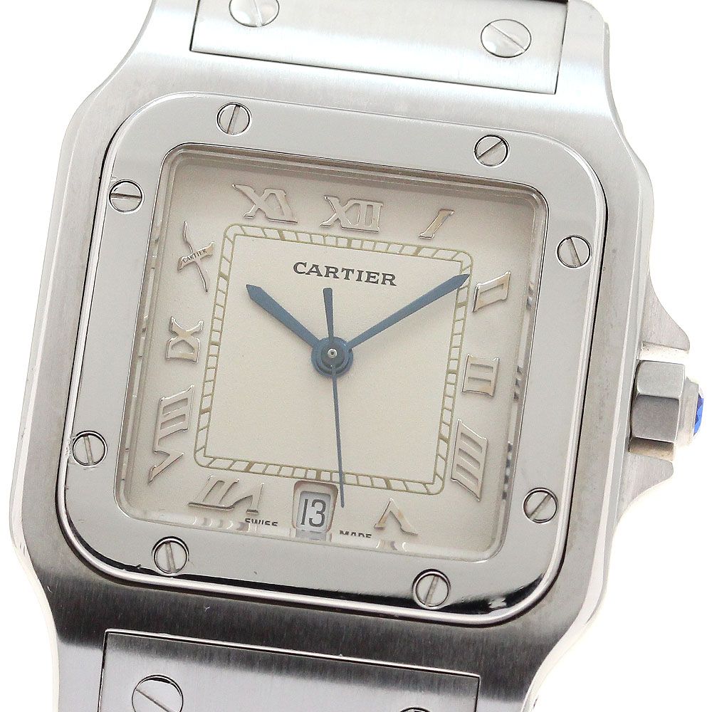 Cartier カルティエ サントスガルベ LM W20025D6 楽天市場】カルティエ サントスガルベLM 腕時計 ステンレス