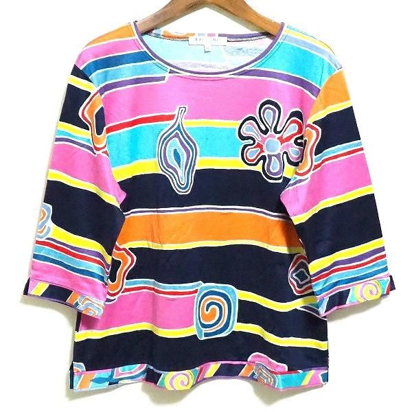 anc レオナールスポーツ LEONARD SPORT カットソー LL マルチ 大きい