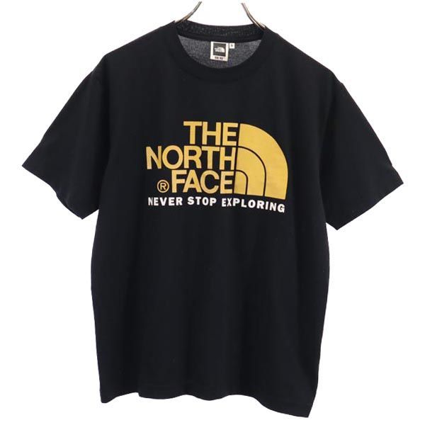 ノースフェイス NT32431 アウトドア 半袖 Tシャツ S ブラック系 THE NORTH FACE ロゴ メンズ 【中古】  【230810】 メール便可