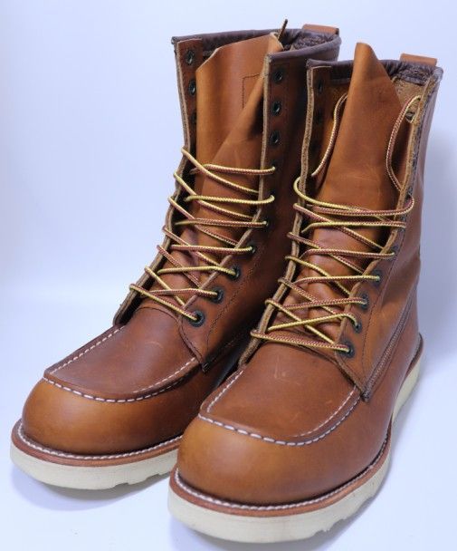 〝期間限定出品〟【希少】86年製造 RED WING 877 11D 難あり商品：REDWING (レッドウィング) 877 8inch Moc-toe